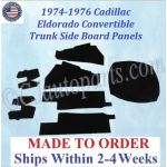 1974 1975 1976 Cadillac Eldorado Convertible TRUNK SIDE BOARD PANELS #CAD-SDP-370